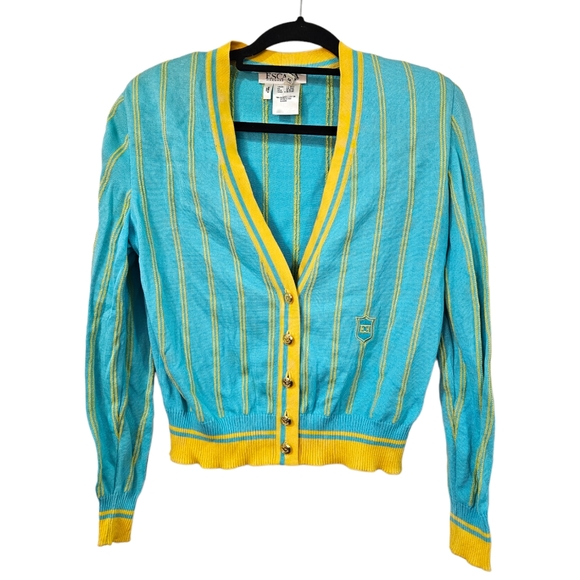 Escada 90's Open Front Cardigan - Picture 1 of 6